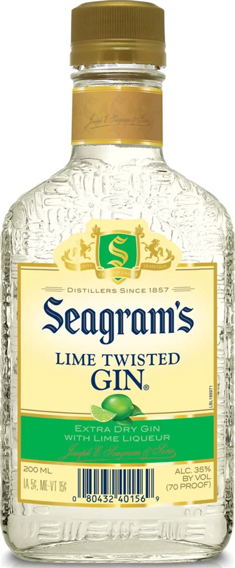 Seagrams lime twist gin