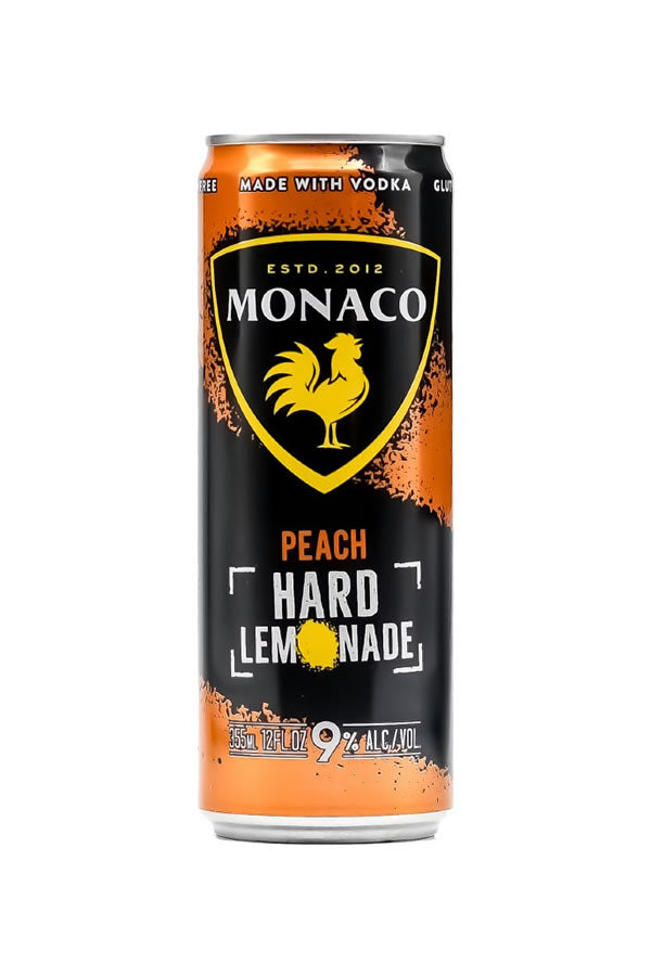 Monaco Hard Peach 355ml Can