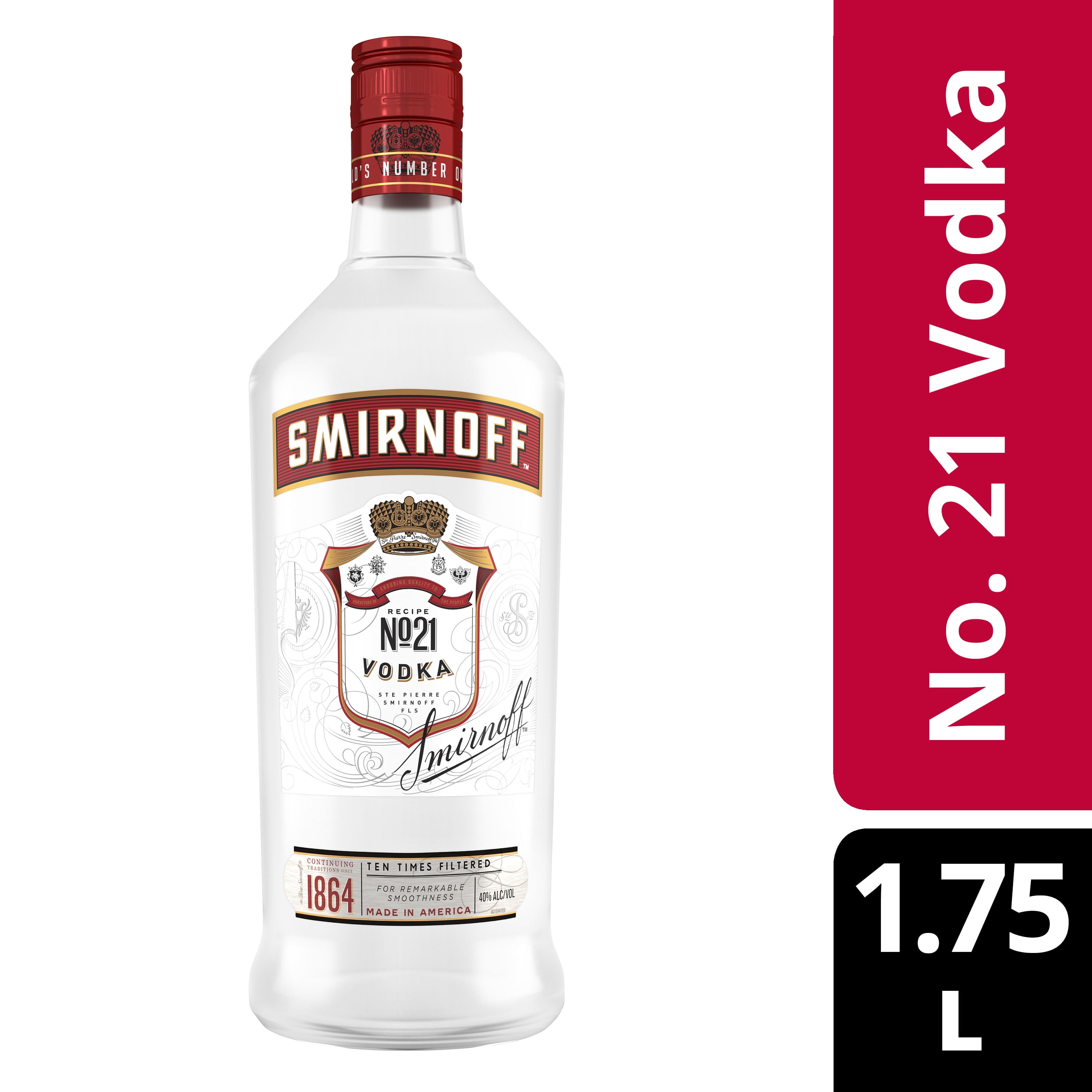 Smirnoff Vodka (PET) 1.75 L