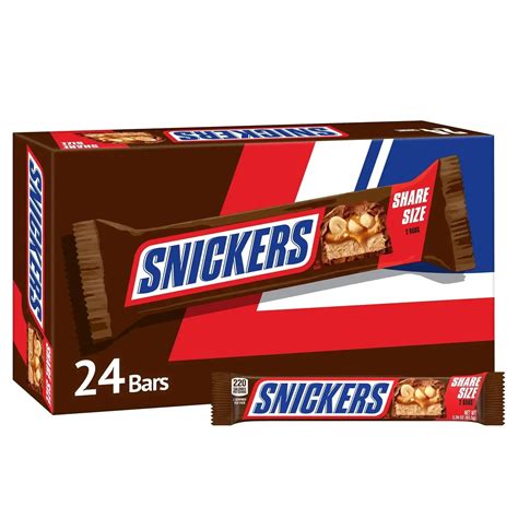 snickers share size