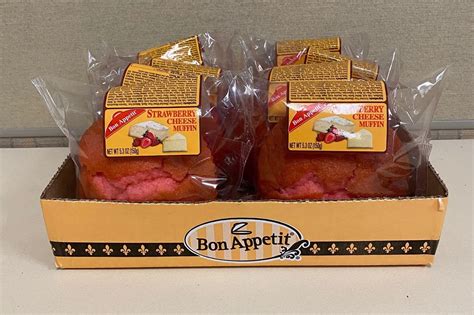 bon appetit strawberry muffin