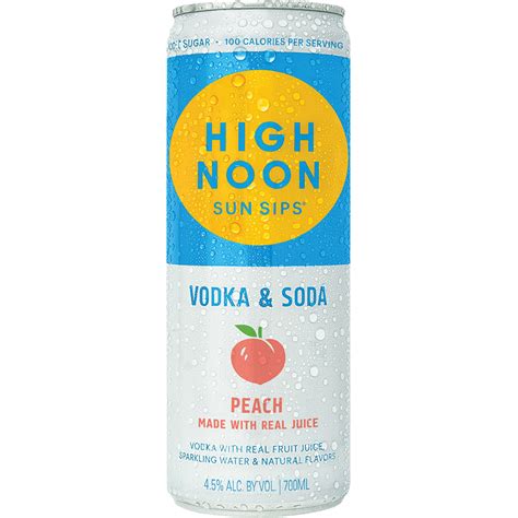 HIGH NOON VODKA SELTZER PEACH
