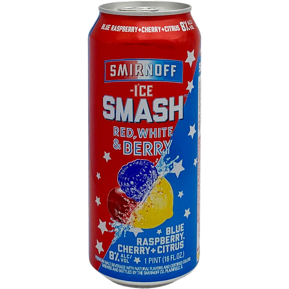 SMIRNOFF ICE SMASH RED, WHITE & BERRY