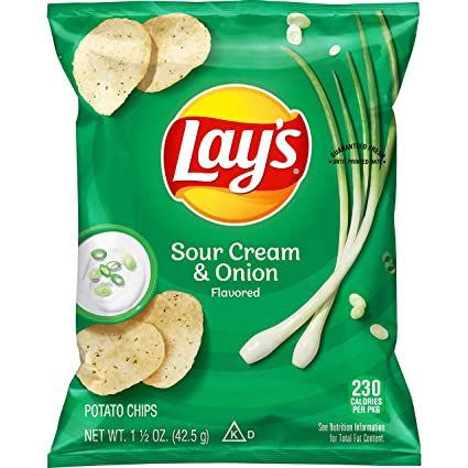lays sour cream & onion