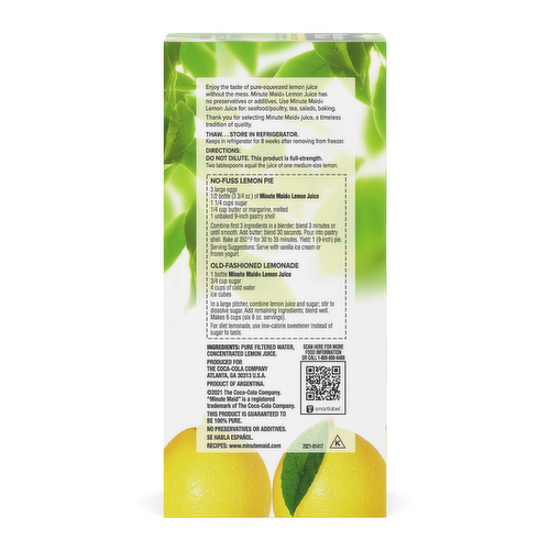 Minute Maid lemon can