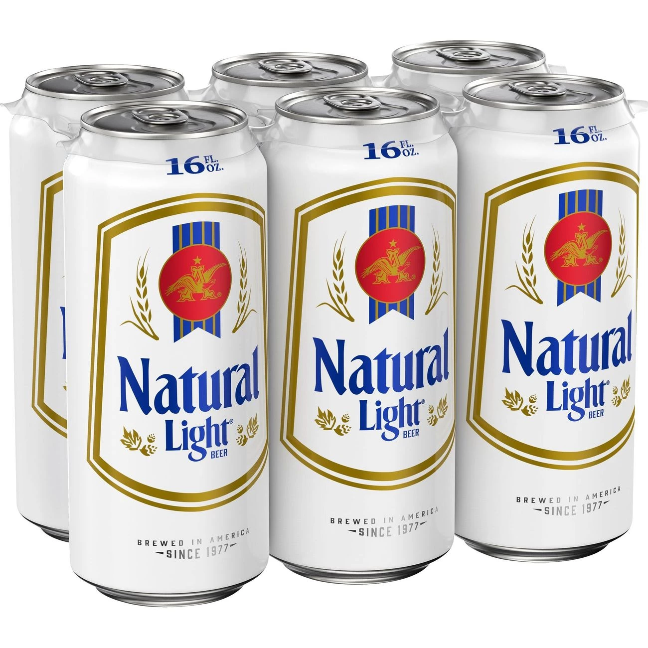 NATURAL LIGHT   CAN 6 pack
